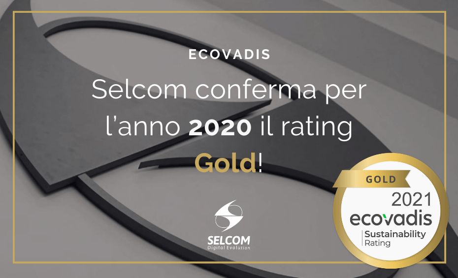 Certificazione ECOVADIS GOLD Selcom S.p.A.