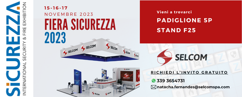 Firma Invito Selcom Fiera SICUREZZA 2023